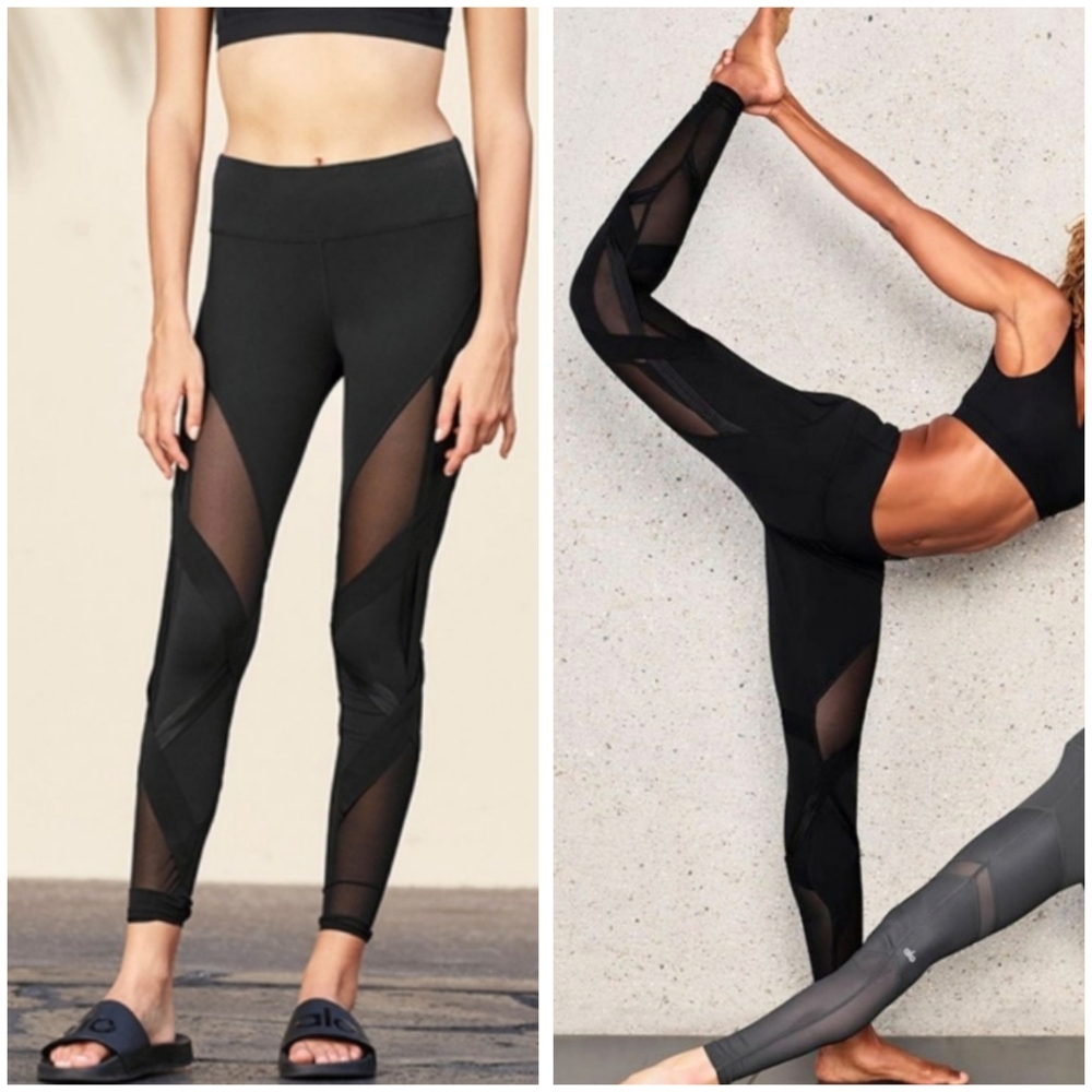 NEW Alo Yoga High-waist Bandage Leggings Black XS